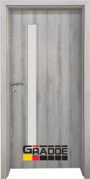 Интериорна HDF врата, модел Gradde Wartburg, Ясен Вералинга
