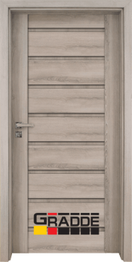 Интериорна HDF врата, модел Gradde Axel Voll, Ясен Вералинга