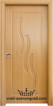 Интериорна врата Стандарт 014-P, цвят Светъл дъб