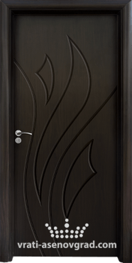 Интериорна врата Стандарт 033-P, цвят Венге