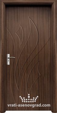 Интериорна врата Стандарт 033-P, цвят Орех