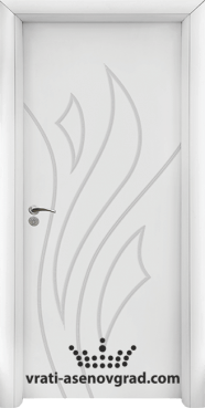 Интериорна врата Стандарт 033-P, цвят Бял