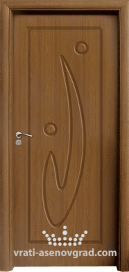 Интериорна врата Стандарт 070-P, цвят Златен дъб