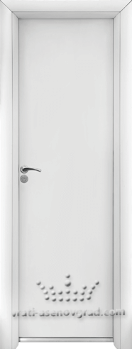 Алуминиева врата за баня – Standart, цвят Бял