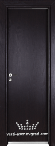 Алуминиева врата за баня – Gama, цвят Венге