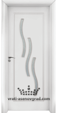 Интериорна врата Стандарт 014, цвят Бял