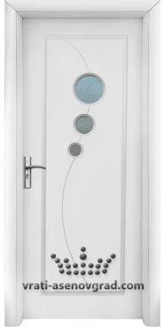 Интериорна врата Стандарт 017, цвят Бял
