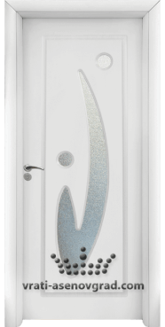 Интериорна врата Стандарт 070, цвят Бял