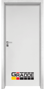 Интериорна HDF врата, модел Gradde Simpel, Бял Мат