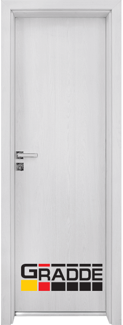 Алуминиева врата за баня – GRADDE цвят Сибирска лиственица
