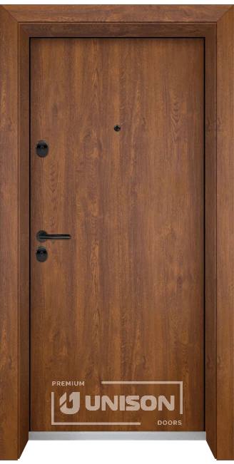 Vhodna Vrata Unison Optima 210 Z Zlaten Dub Side B