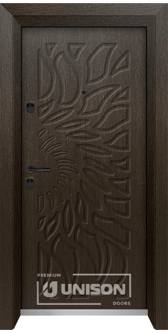 Vhodna Vrata Unison Optima 3004p K Zlaten Kesten Side B