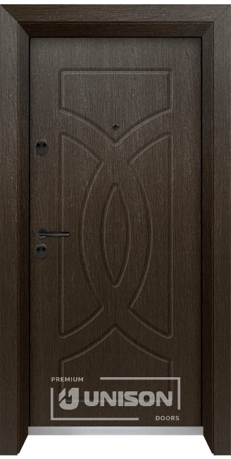 Vhodna Vrata Unison Optima 3008p K Zlaten Kesten Side B