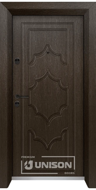 Vhodna Vrata Unison Optima 3009p K Zlaten Kesten Side B