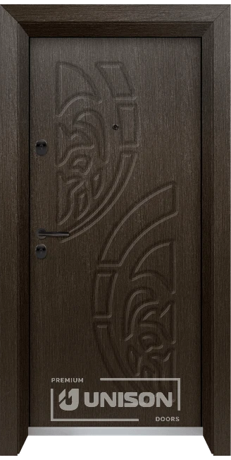 Vhodna Vrata Unison Optima 3010p K Zlaten Kesten Side B