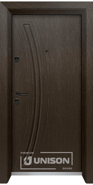 Vhodna Vrata Unison Optima 3012p K Zlaten Kesten Side B