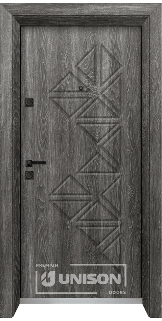 Vhodna Vrata Unison Optima 4558p O Siv Yasen Side B
